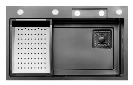 कस्टम आकार नैनो कोटिंग रसोई सिंक हस्तनिर्मित आउटडोर स्टेनलेस स्टील सिंक