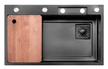 कस्टम आकार नैनो कोटिंग रसोई सिंक हस्तनिर्मित आउटडोर स्टेनलेस स्टील सिंक