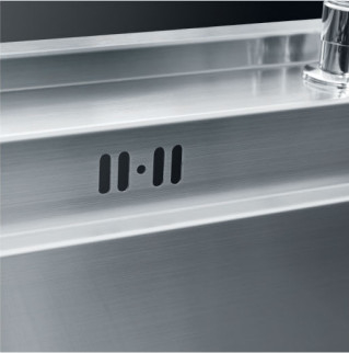 चांदी का रंग स्टेनलेस वाणिज्यिक सिंक डबल कटोरे लक्जरी रसोई सिंक