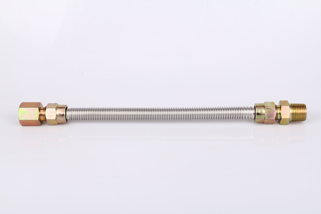 150PSI Ss304 लचीली नली गैस कनेक्टर के लिए स्टेनलेस स्टील नली घुमावदार