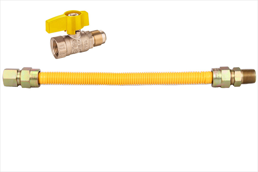 150PSI Ss304 लचीली नली गैस कनेक्टर के लिए स्टेनलेस स्टील नली घुमावदार