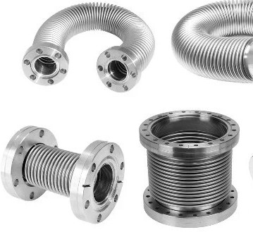 SS304 316L ब्रैटेड फ्लेक्सिबल नली पाइप घुमावदार फ्लेक्सिबल धातु नली जंग प्रतिरोधी