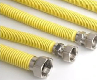 SS304 316L ब्रैटेड फ्लेक्सिबल नली पाइप घुमावदार फ्लेक्सिबल धातु नली जंग प्रतिरोधी