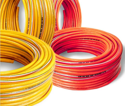 तेल प्रतिरोधी लचीला नली नरम हल्के वजन कंप्रेसर पीवीसी हाइब्रिड हवा नली 300 Psi