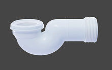 प्लास्टिक 110mm WC पैन शौचालय पानी पाइप कनेक्टर 4in WC कनेक्टर पाइप