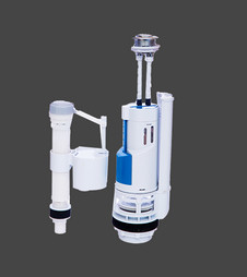 डबल दबाएँ बटन दबाएँ सिस्टर्न फ्लश 2 इंच आउटलेट निचले स्तर प्लास्टिक मूत्र सिस्टर्न