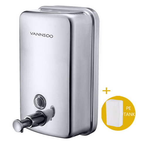 34 औंस बाथरूम शॉवर साबुन डिस्पेंसर संक्षारण प्रतिरोधी अस्तर बाथरूम सामान