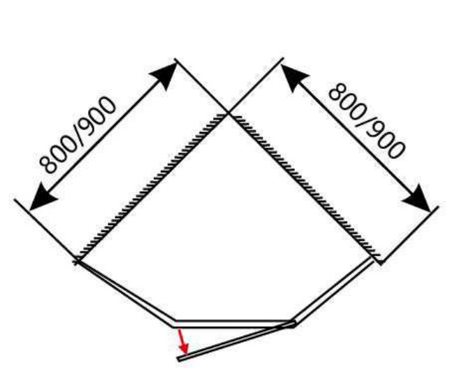 3/8इंच मोटाई ग्रिल पैटर्न ग्लास बौछार घड़े विविध धुरी दरवाजा बौछार संलग्नक