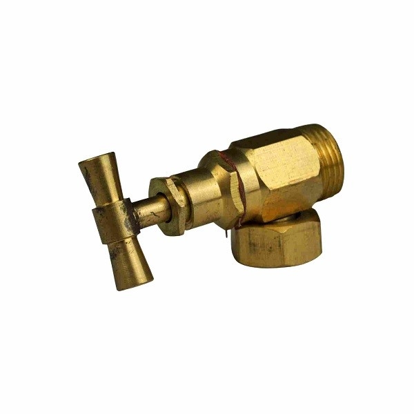 कुदा हुआ पीतल गेट वाल्व व्हील हाथ 1/2 में - 2 में महिला धागा कट ऑफ वाल्व